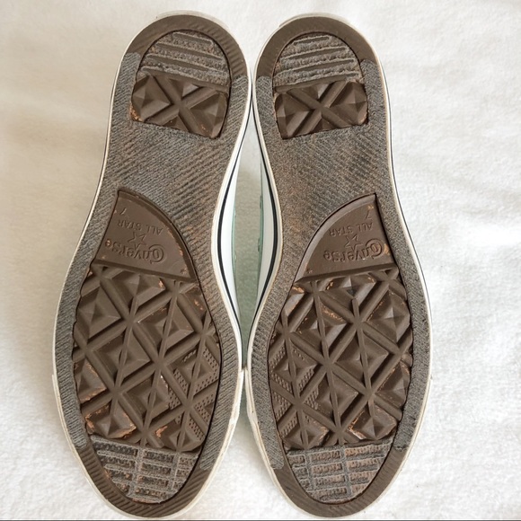 Converse All Star Unisex Mint Green Low Sneakers, size Men’s 7 / Women’s 9 - Picture 14 of 16